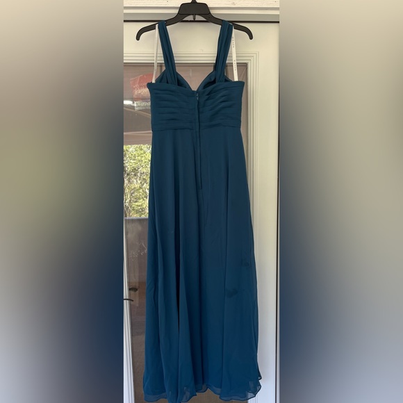 Blue Size 8 Azazie Bridesmaid Dress - Picture 2 of 3